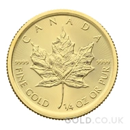 2019 1/4oz Gold Maple Leaf Coin