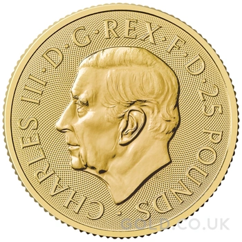 2025 Quarter Ounce Britannia Gold Coin Gift Boxed