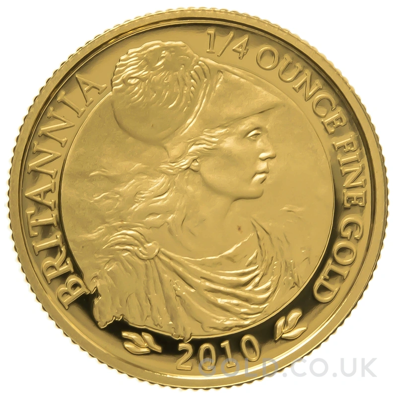 2010 Proof 1/4oz Gold Britannia Coin