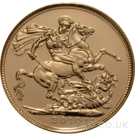 2010 Elizabeth II Fourth Head Gold Sovereign