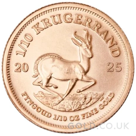 2025 1/10oz Krugerrand Gold Coin