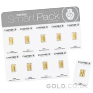 SmartPack 10 x 2g C. Hafner Gold Minted Bars
