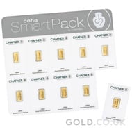 Smartpack 10 x 1g C. Hafner Gold Minted Bars