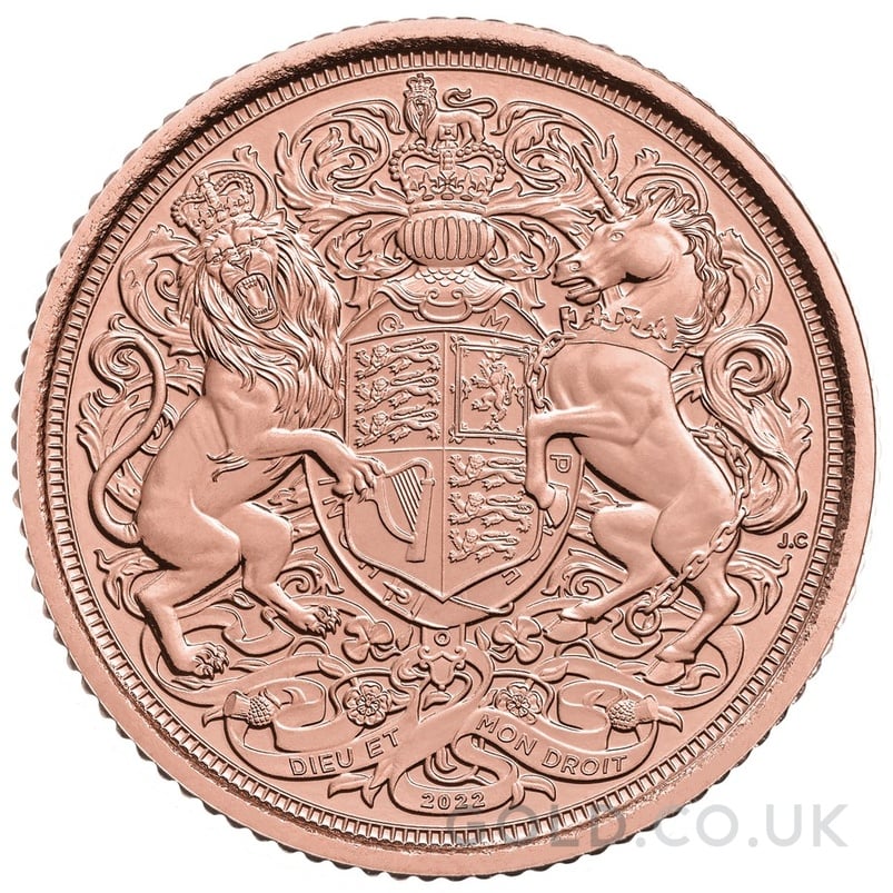 2022 Gold Half Sovereign Queen Elizabeth II Memorial