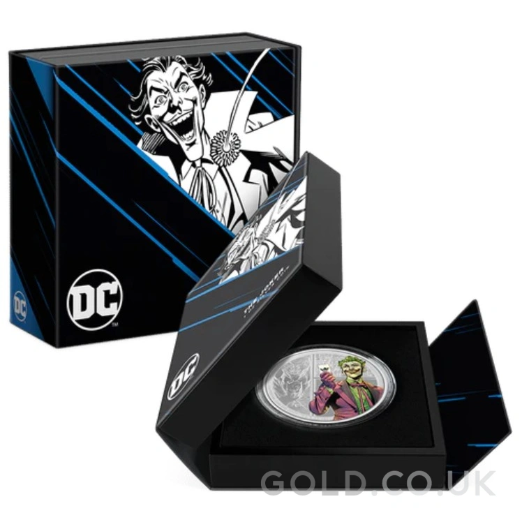 2023 Proof The Joker Silver Coin 1oz Boxed