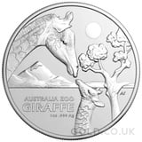 Australian Zoo Giraffe 1oz Silver Coin (2024)