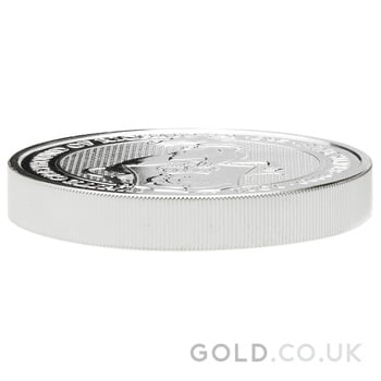 2021 2oz White Greyhound of Richmond Silver Coin Queen's Beasts