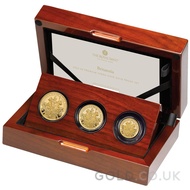 3 Coin Britannia Proof Gold Set Boxed (2023)