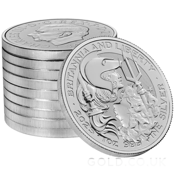 2025 Britannia & Liberty 1oz Silver Coin