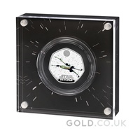 X-Wing Fifty Pence Proof Silver Coin Boxed (2024)