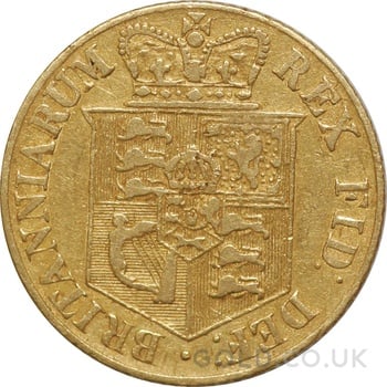 1817 Gold Half Sovereign George III 