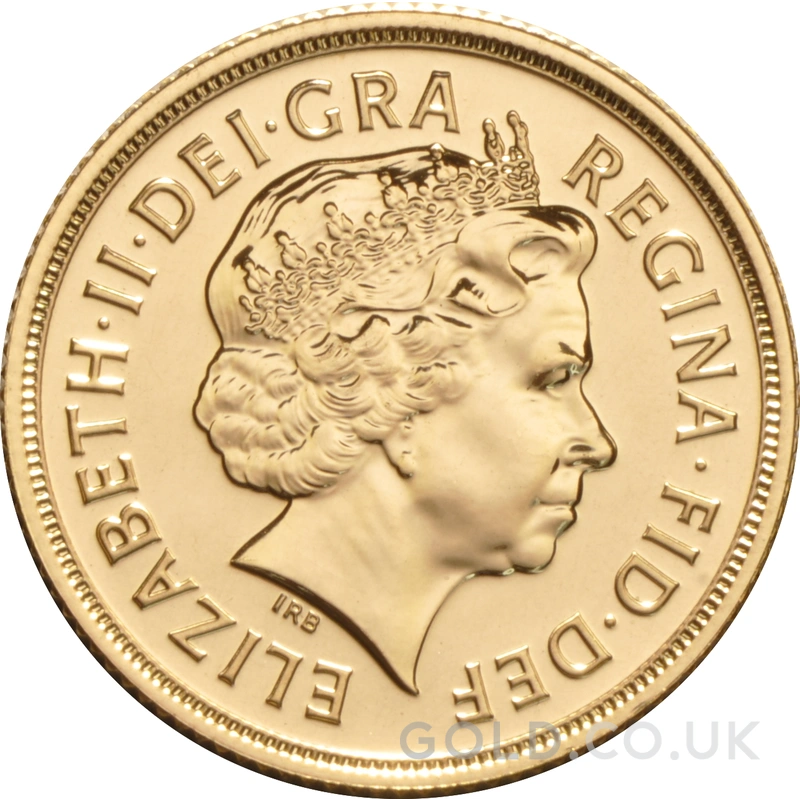 Gold Sovereign - Elizabeth II Fourth Head