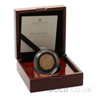 Innovation in Science Logie Baird Fifty Pence Proof Gold Coin Boxed (2021)