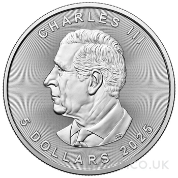 2025 Canadian Silver Maple Leaf Coin 1oz