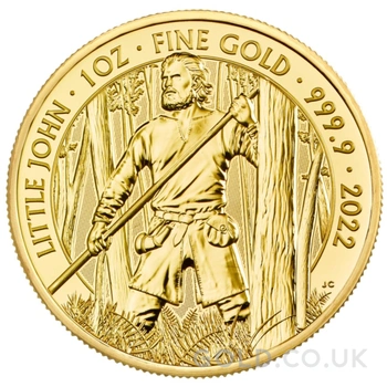 2022 Little John Gold Coin Myths & Legends 1oz