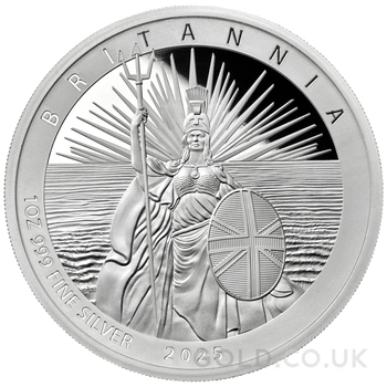 2025 Britannia 1oz Silver Proof Coin Boxed