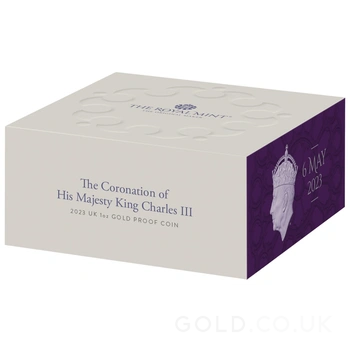 2023 1oz Gold Coronation of King Charles III Proof Coin Boxed