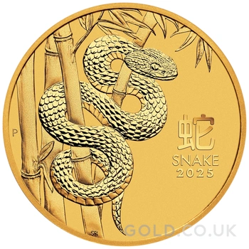 2025 1/20oz Perth Mint Year of the Snake Gold Coin
