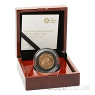 Peter Rabbit Fifty Pence Proof Gold Coin Boxed (2020)