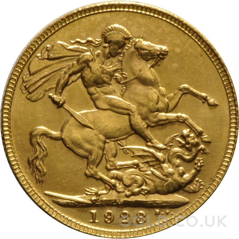 1923 Gold Sovereign Coin George V Melbourne