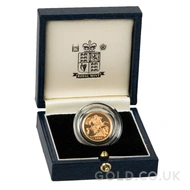 1993 Gold Proof Half Sovereign Boxed