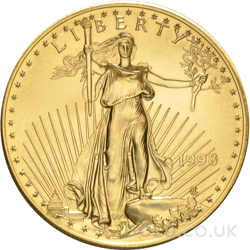 1998 American Eagle Gold Coin 1oz