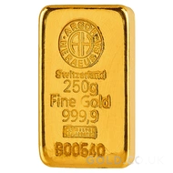250g Argor-Heraeus Gold Bar