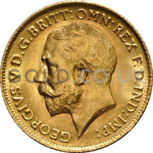 1914 George V Gold Half Sovereign (London Mint)