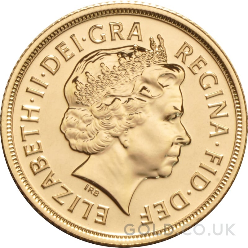 Gold Sovereign - Elizabeth II Fourth Head