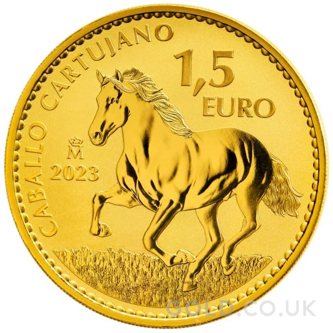 2024 1/10oz Spanish Gold Carthusian Horse Coin