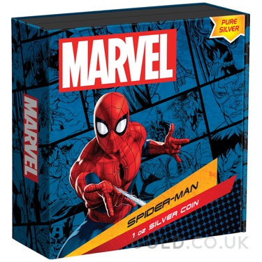 2023 Spider-Man Classic 1oz Proof Silver Coin Boxed