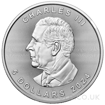 2024 Canadian Silver Maple Leaf Coin 1oz