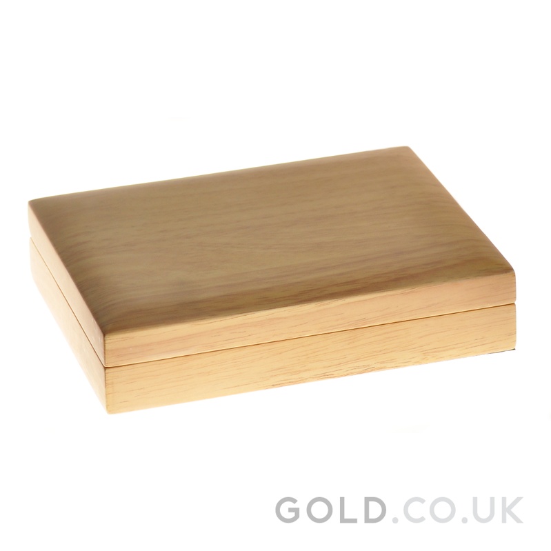 Large Oak 1kg Silver Coin Gift Box