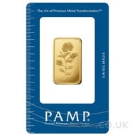 20g PAMP Rosa Gold Bar