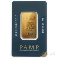1oz PAMP Suisse Gold Bar