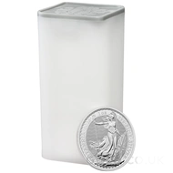 2026 Tube of 25 Britannia One Ounce Silver Coins