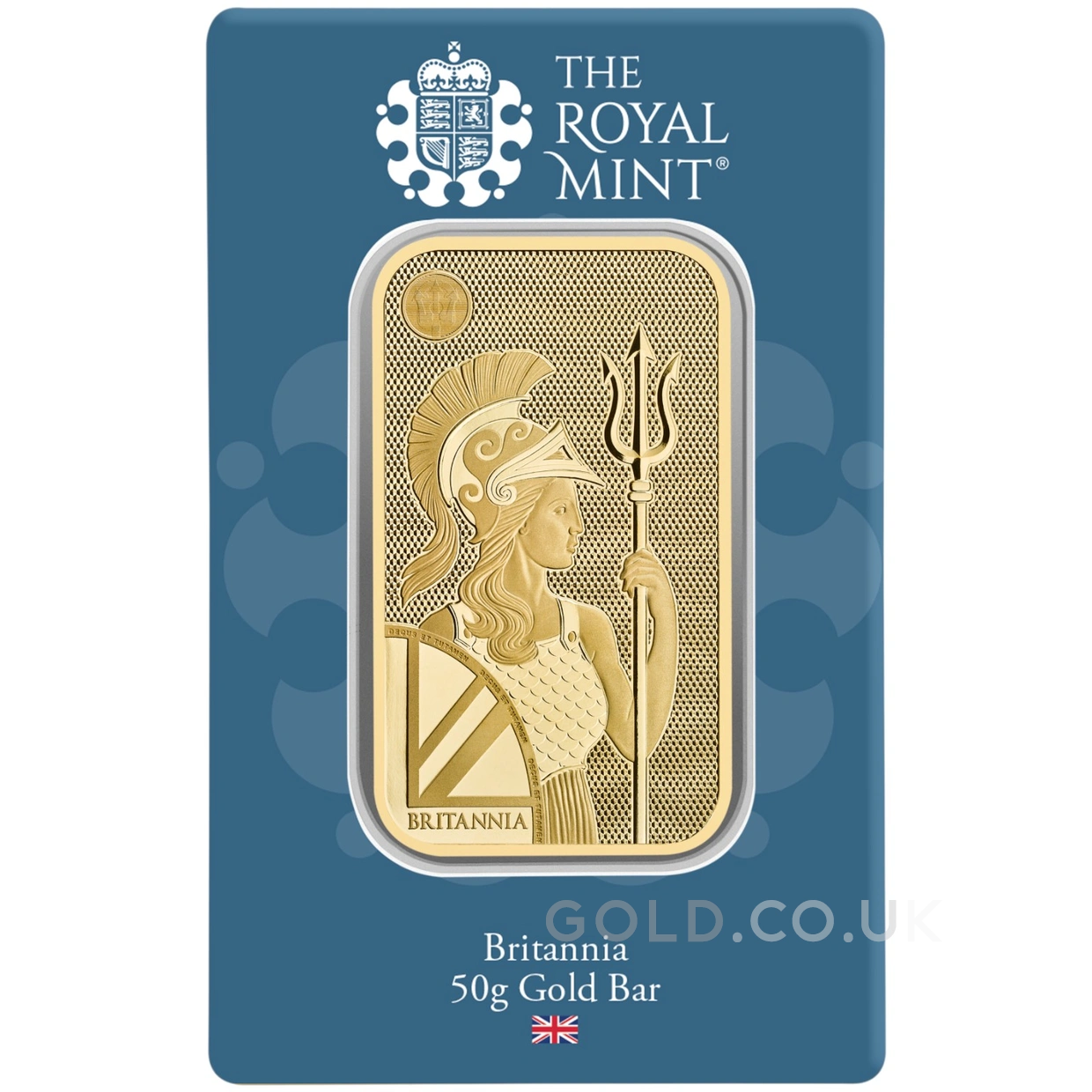 50g Gold Britannia Minted Bar