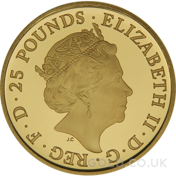 2021 Proof 1/4oz Griffin of Edward III Gold Coin Coin Queen's Beasts Boxed