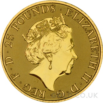 2019 1/4oz Falcon of the Plantagenets Gold Coin