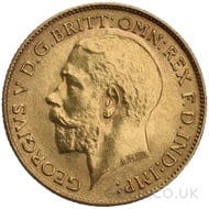 George V Gold Half Sovereign