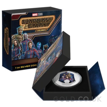 2023 Proof Guardians of the Galaxy Silver Coin 1oz Boxed
