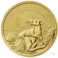Gold Royal Mint Year of the Rat 1oz (2020)