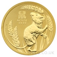 Half Ounce Gold Perth Mint Year of the Mouse (2020)