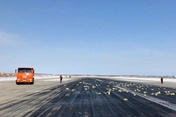Russian cargo plane spills tonnes of gold on take-off