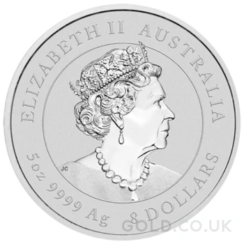 2023 Year of the Rabbit Silver Coin 5oz Perth Mint Australian Lunar Series