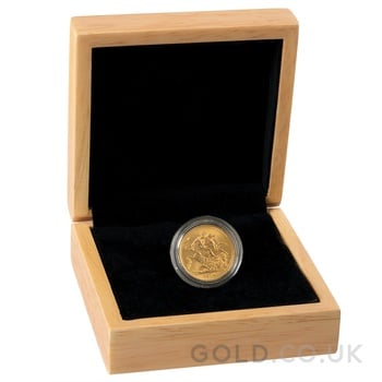 Gold Sovereign Elizabeth II Decimal Portrait Gift Boxed