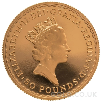 1989 Proof 1/2oz Gold Britannia Coin