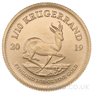2019 1/10oz Gold Krugerrand Coin