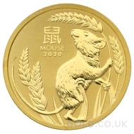 2020 Half Ounce Gold Perth Mint Year of the Mouse