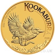 Gold Kookaburra Tenth Ounce (2024)